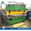 Automatische hydraulische Metall Stahl Dachziegel Maschine, glasierte Fliesen Roll Forming Machine Preis